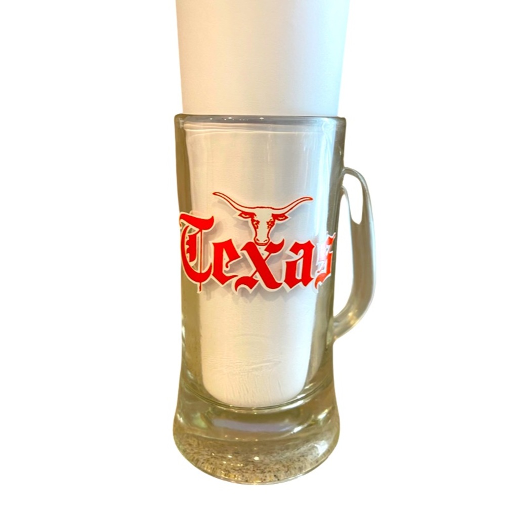 University of Texas Longhorns Vintage Beer Mug: BIG 12: BEVO: Austin TX